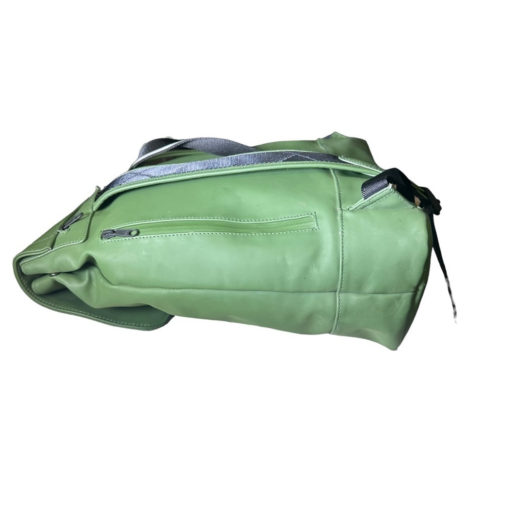 HUNTER | Olive Army Green Large Backpack Zipper Pockets - Picture 6 of 12